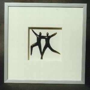 (B) Een prettige samenwerking (9,5 cm in schilderijtje)